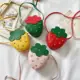 Bolso bandolera infantil de fresa con monedero cruzado brillante - imagen 5