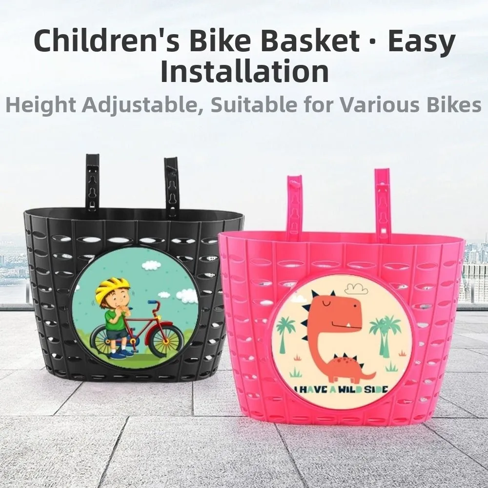 Canastilla multicolor infantil con dibujos para manillar de scooter - imagen 4