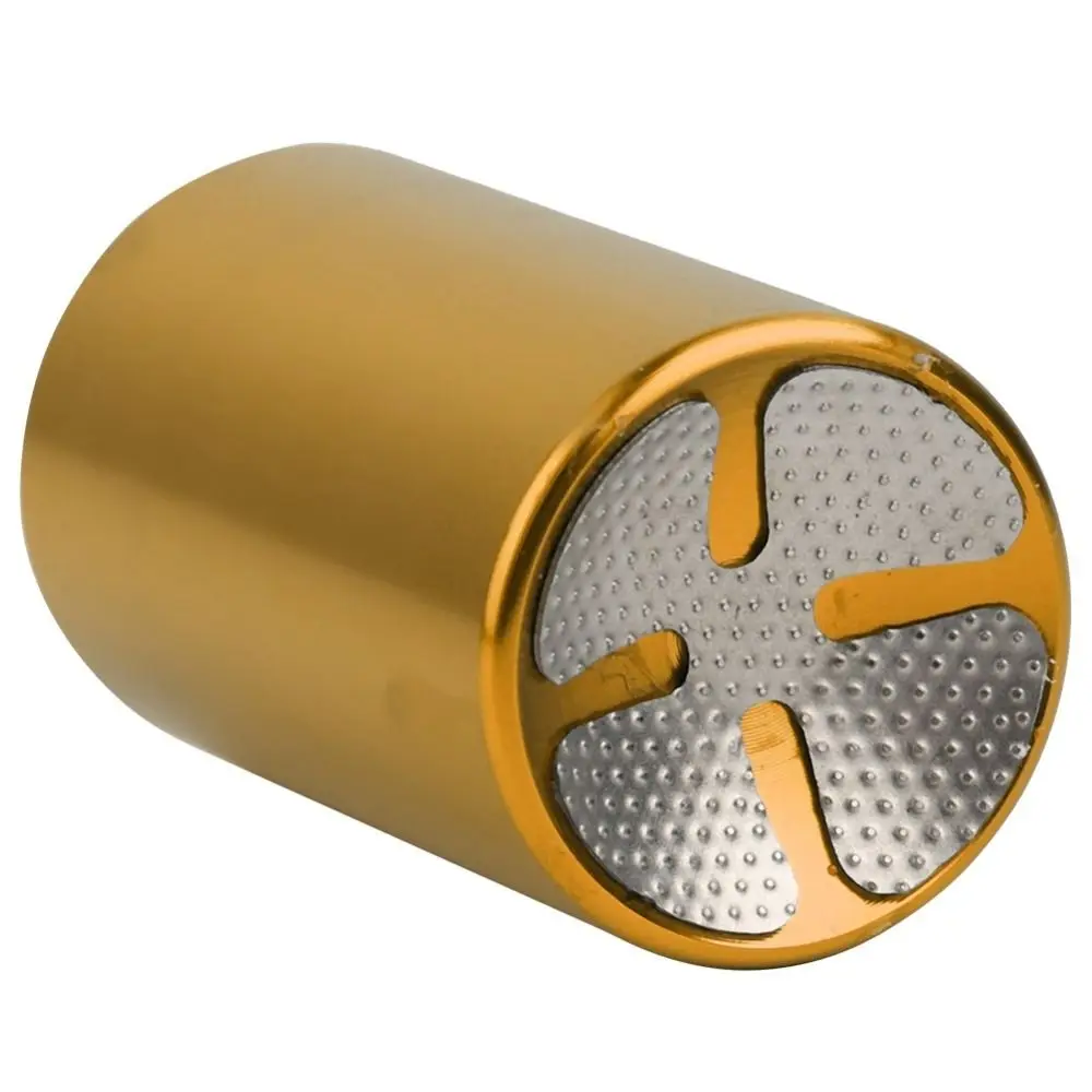Moldeador de puntas de billar 2 en 1 – Aluminio dorado y azul - imagen 3