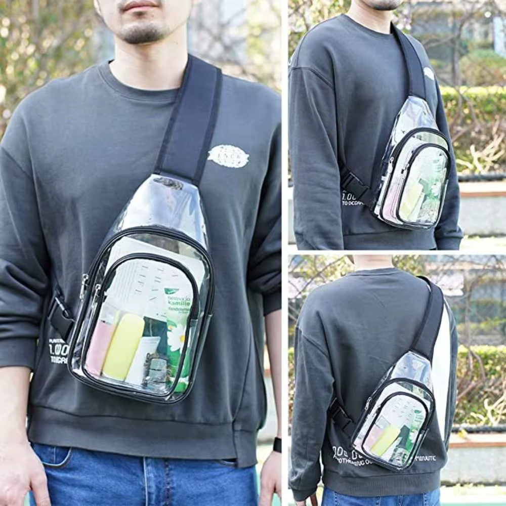 Bolsa Impermeable Transparente PVC Cruzada - imagen 2