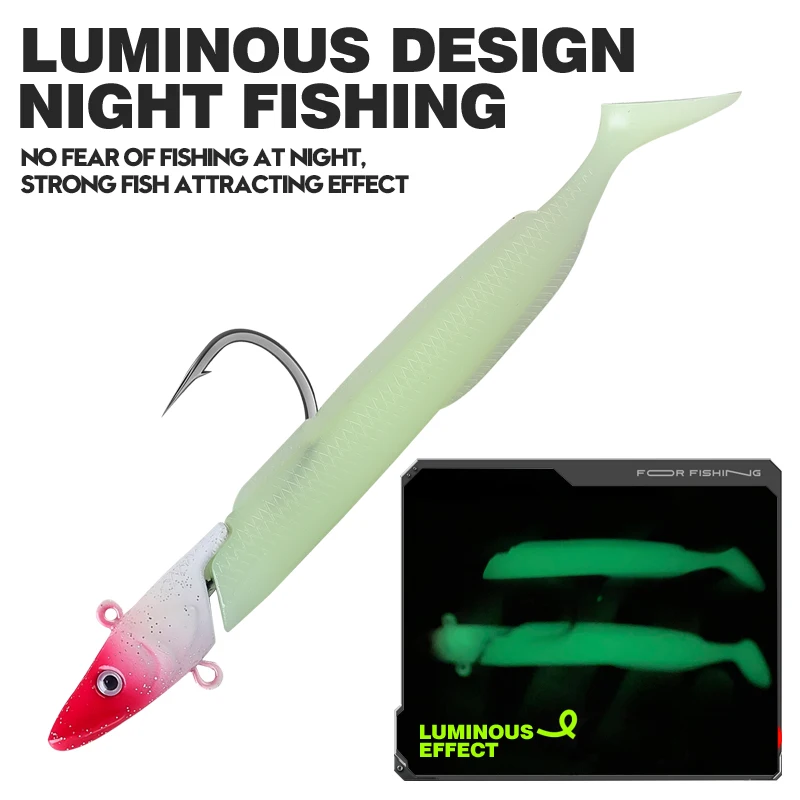Cebo blando biónico TAIYU anguila 12 cm para pesca en cola en T - imagen 2
