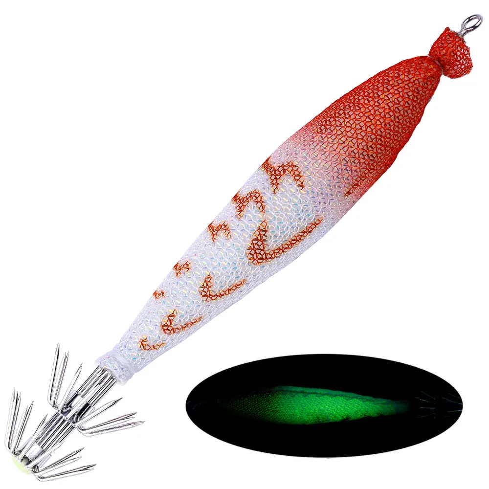Jigs luminosos para calamar horizontales de agua salada - imagen 4