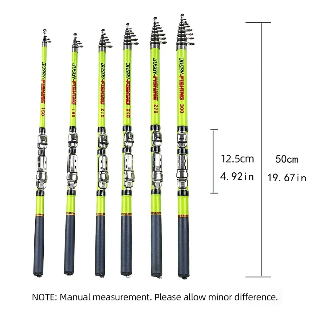 Caña Telescópica Carbono Travel 3m – Giratoria para Pesca - imagen 5