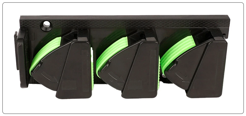 Sistema modular para organizar 3 varillas por estante