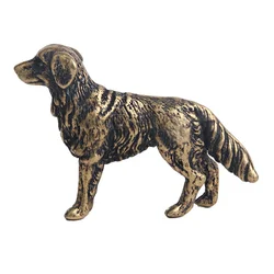 Pesca: Figuritas hound cobre antiguo - Adornos escritorio miniatura