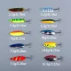 Kit de señuelos para trucha y lubina: cuchara, jig y wobbler - imagen 2