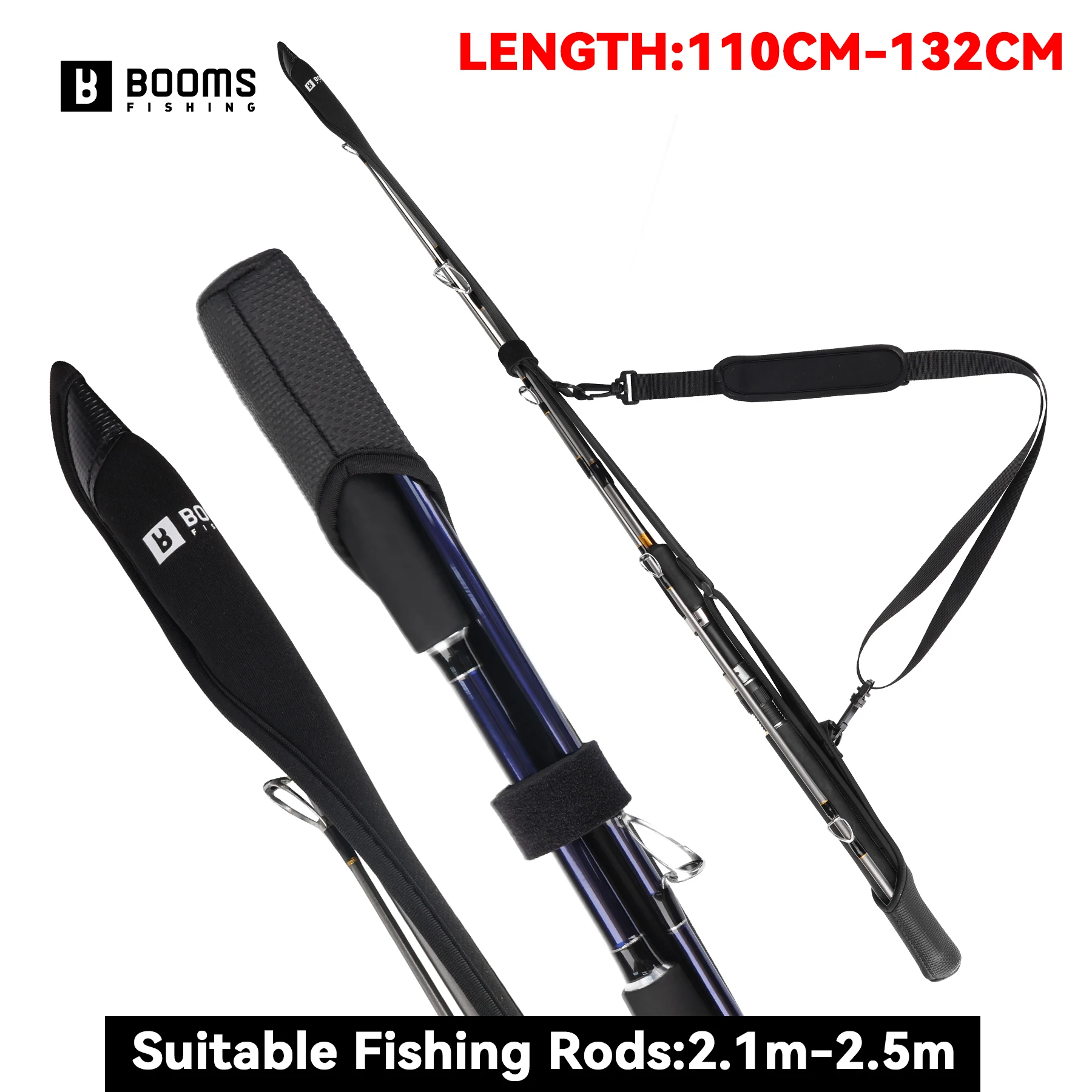 Booms Fishing Caña de pescar ajustable con funda - imagen 5