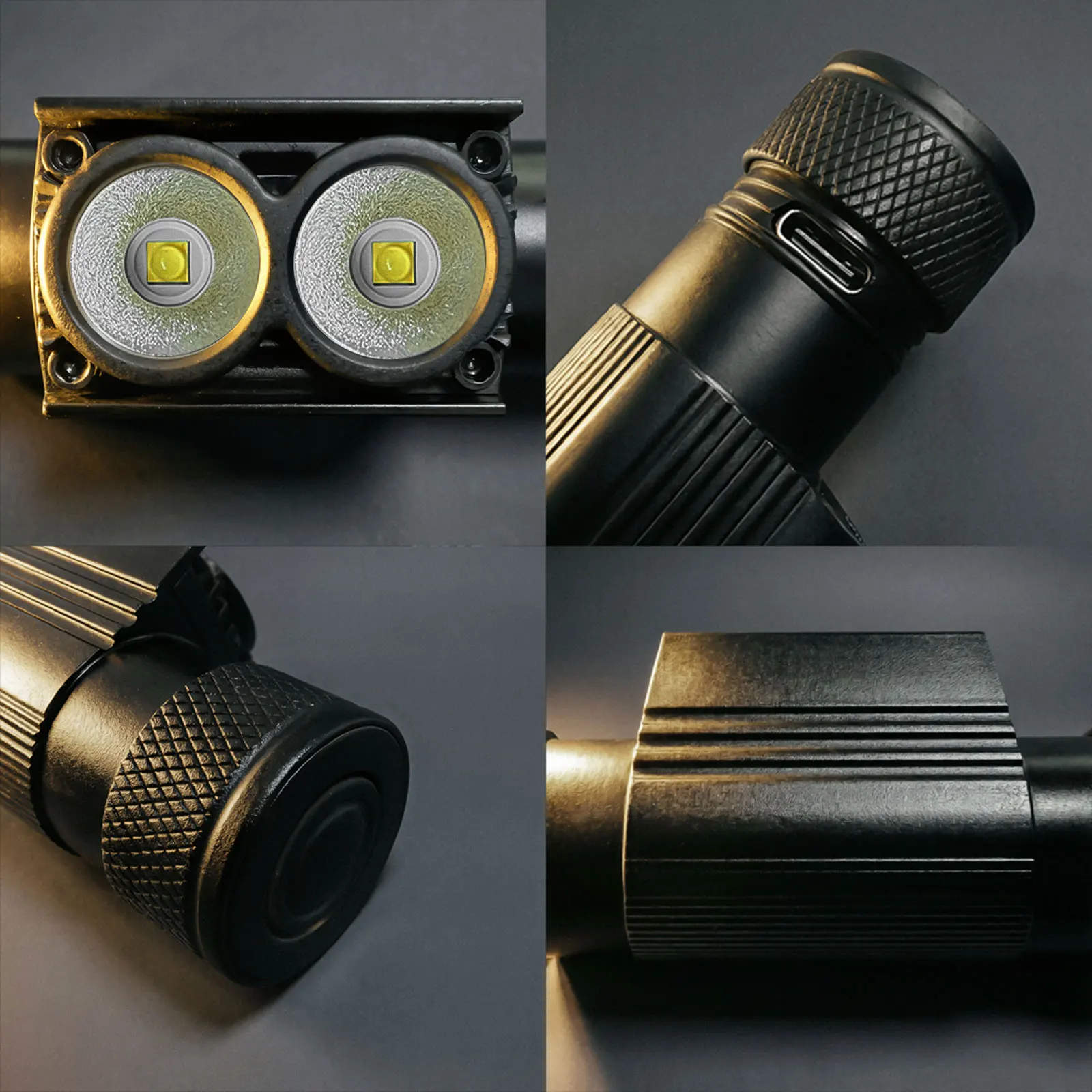 Linterna de Cabeza LED USB-C Recargable para Pesca - imagen 3
