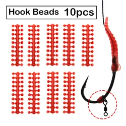 Cuentas de goma roja para montaje de cabello carpa – Anillas