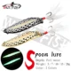 WALK FISH Señuelo cuchara giratoria para lubina con triple anzuelo - imagen 2