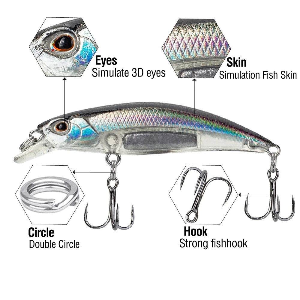 Laser Minnow señuelo duro para carpa – Wobblers y crankbaits - imagen 3