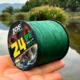 Línea trenzada PE multifilamento suave para mar y pesca a mosca