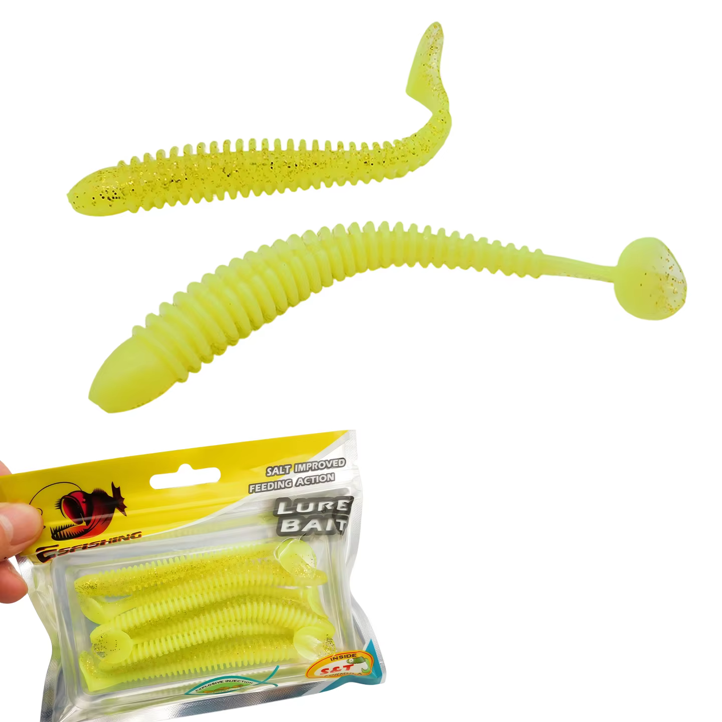 ESFISHING Swing Impact 100mm - Señuelo Shad Jigging para Lucio y Bass