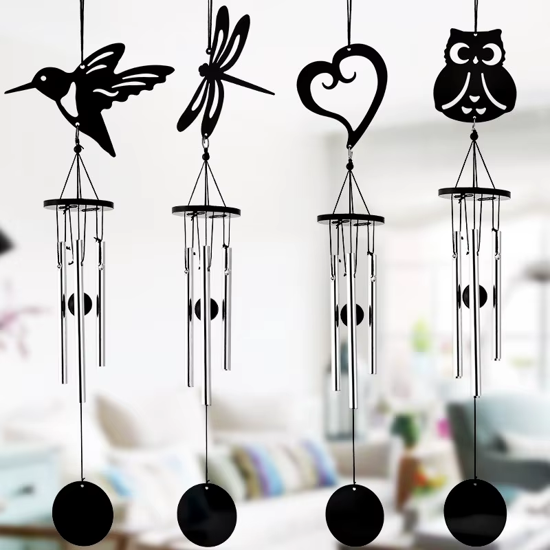 Campanas de viento hechas a mano – Colgante decoración hogar artesanal - imagen 4