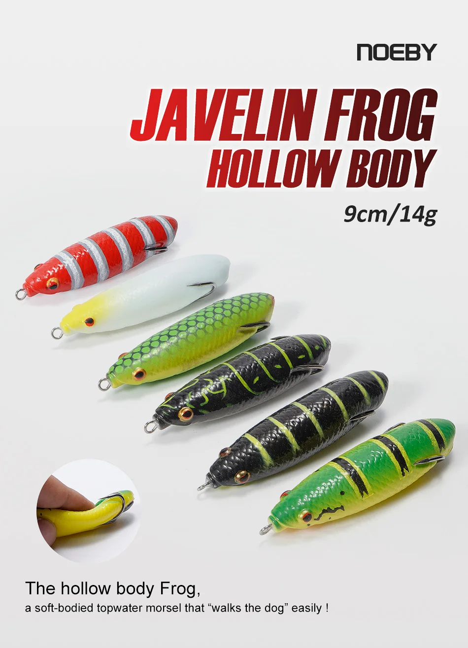Cebo de rana NOEBY Javelin 90mm