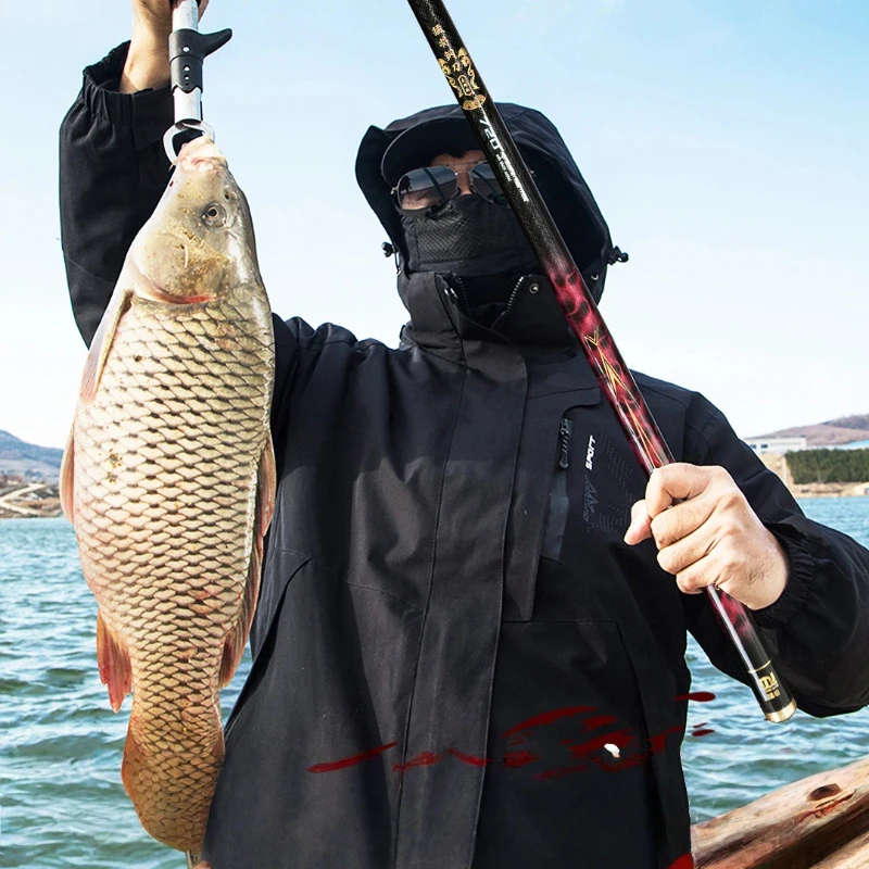 Caña telescópica superligera para pesca en ríos, agua dulce y carpas - imagen 5