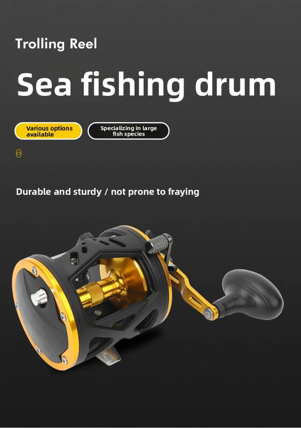 Carrete Premium AAT30 para pesca en agua salada
