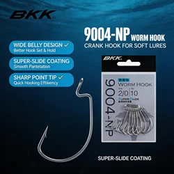 Anzuelos Offset BKK 9004-NP Boca ancha para vinilos