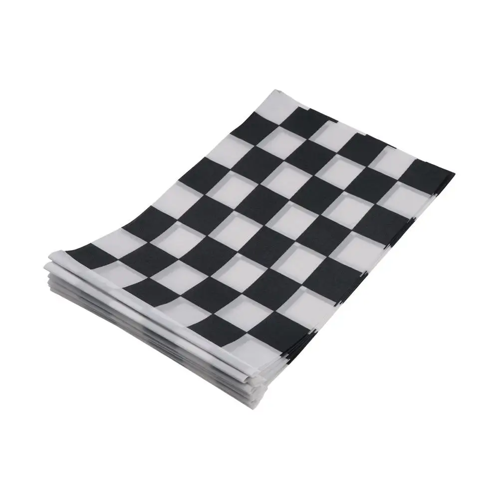 Bandera lista para colocar en el asta de plástico