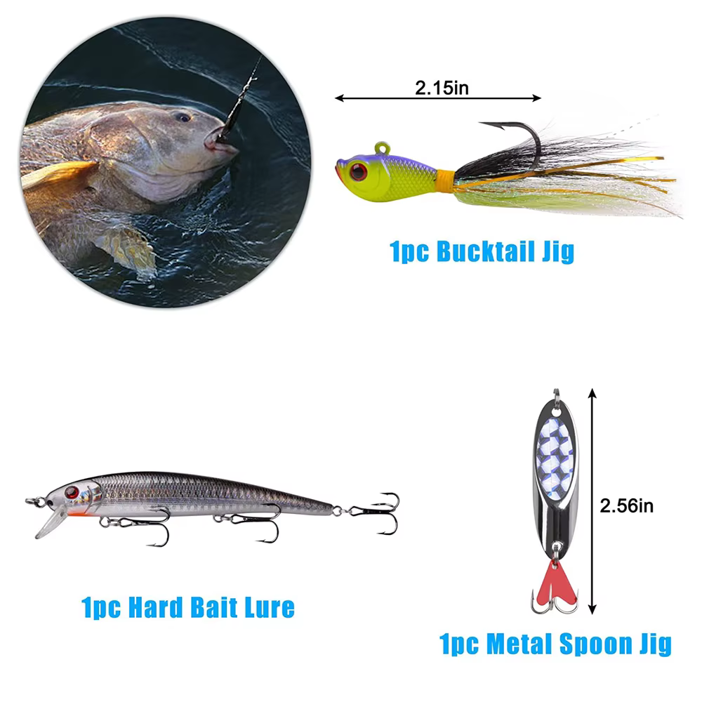 Kit Surfcasting Pompano: Buscador y Aparejos de Fundición - imagen 4