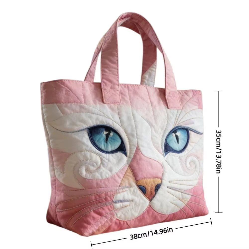 Bolso tote de lona para mujer con estampado vintage y gran capacidad - imagen 5
