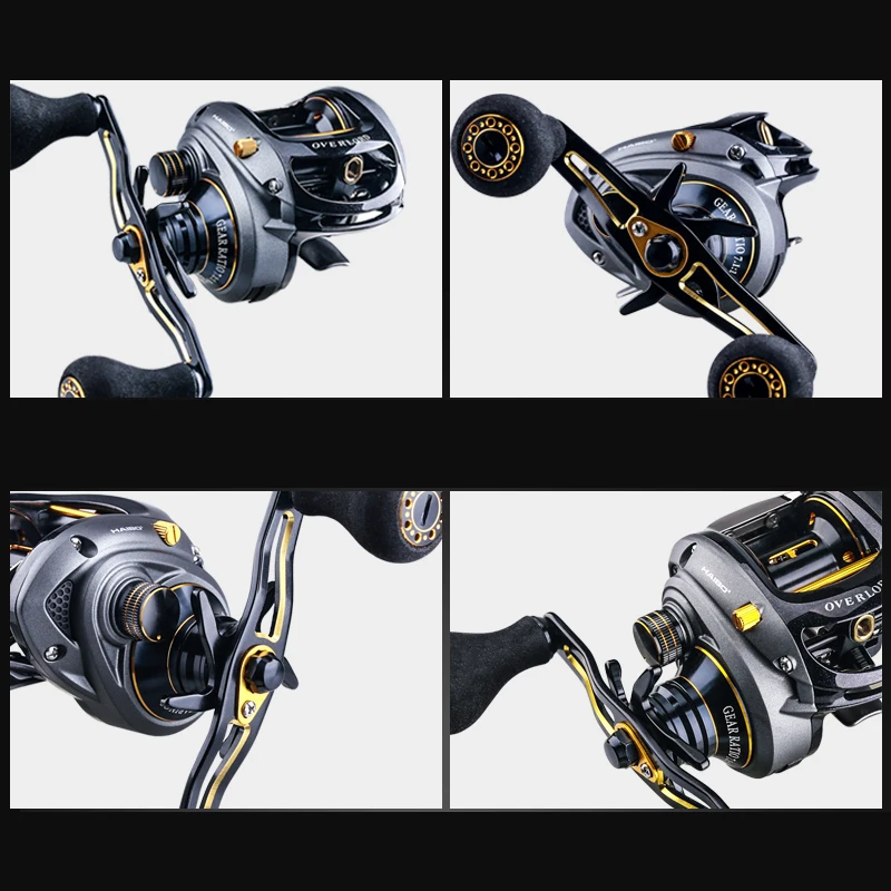 Carrete Baitcasting Haibo 8B RB 2020 5.4:1 para agua dulce - imagen 3