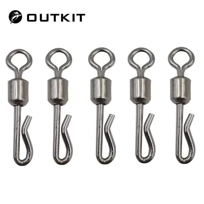 OUTKIT Clip giratorio con cierre para señuelos - imagen 4