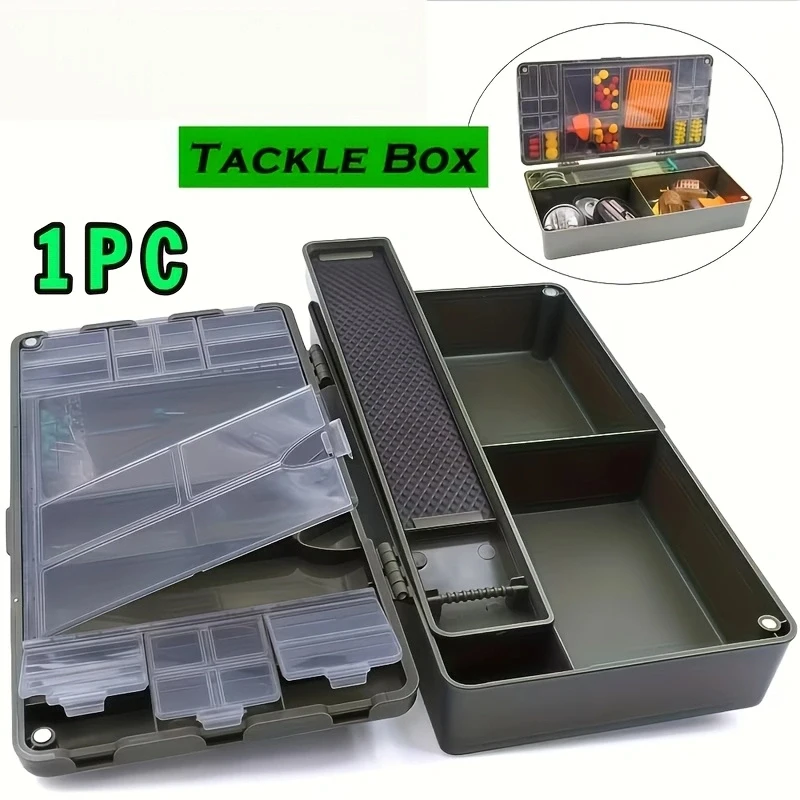 YOTO Caja de almacenamiento doble capa con separadores anti-caídas - imagen 5