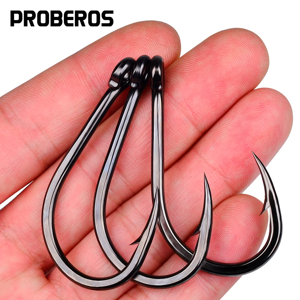 Anzuelos afilados con púas de acero rico en carbono Proberos