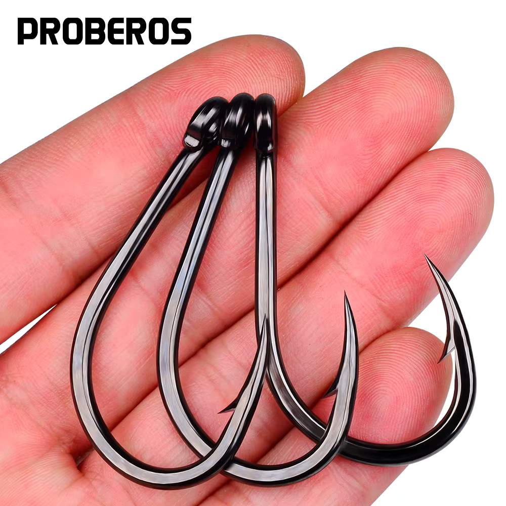 Anzuelos afilados con púas de acero rico en carbono Proberos