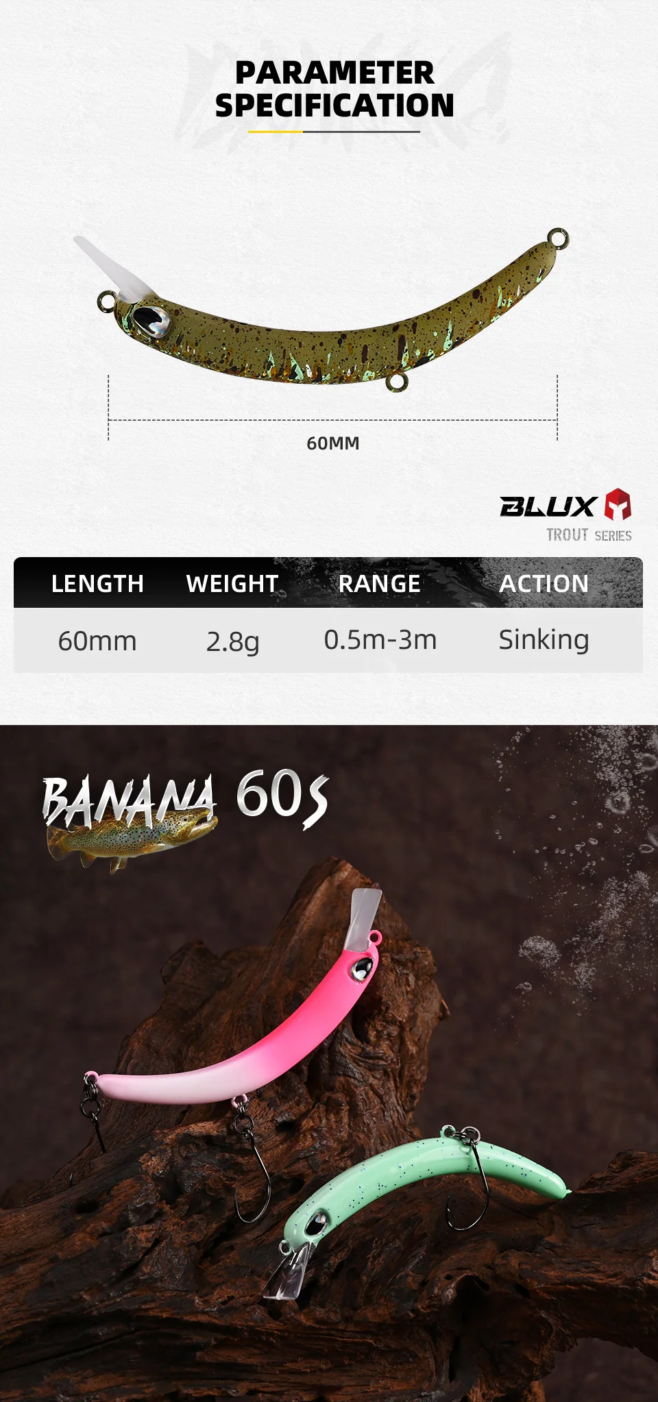 Perfil del BLUX Banana 60S