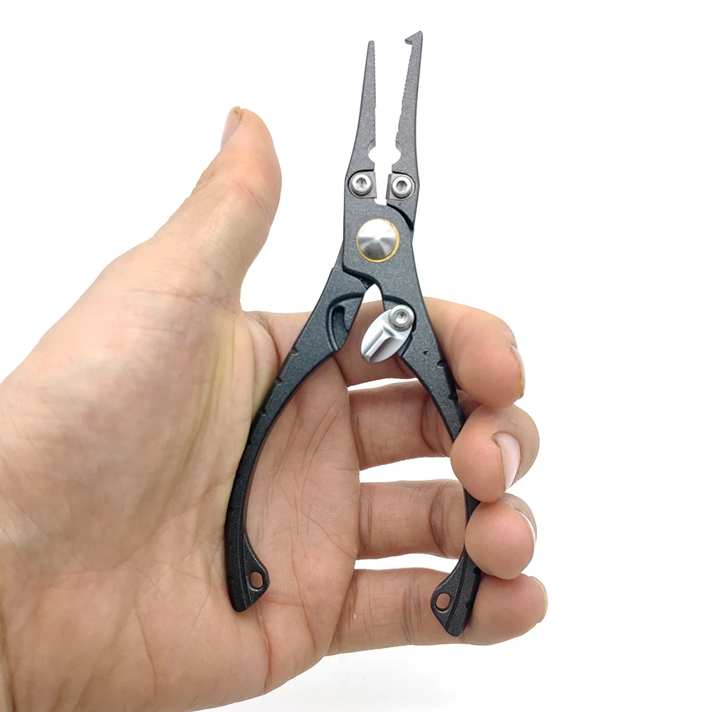 Alicates de pesca multifuncionales con tijeras de acero inoxidable - imagen 5