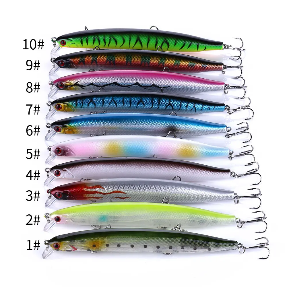 Jerkbait señuelo duro 13.5cm – Largo lance para lubina, lucio y mar - imagen 3