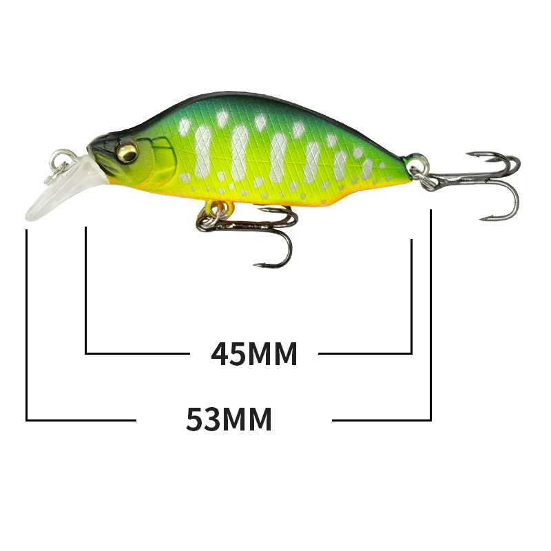 Señuelo jerkbait hundido de 45mm 3,8g para lubina, perca y trucha - imagen 4