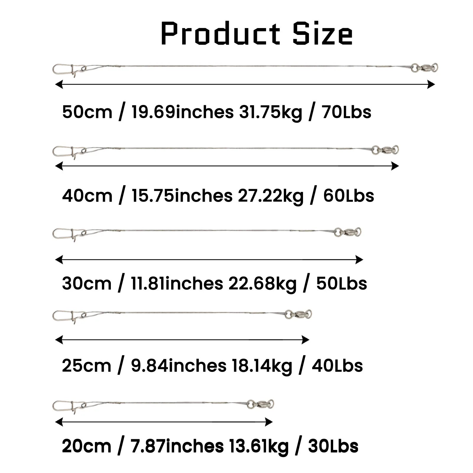 Conjunto resistente para pesca