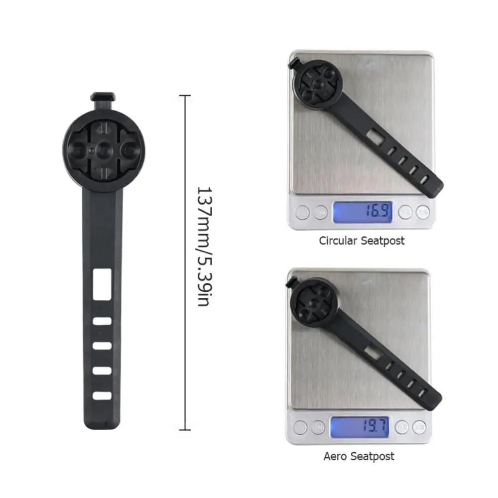 Soporte de ciclocomputador Garmin de encaje rápido en silicona - imagen 5