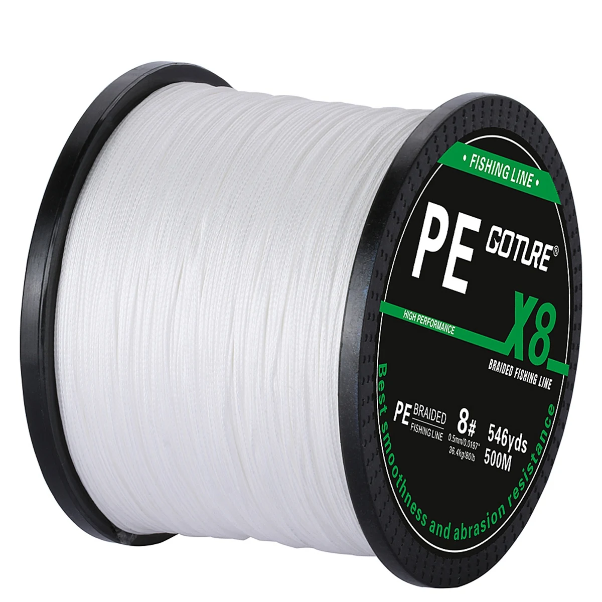 Goture Línea trenzada de carpa PE suave y resistente