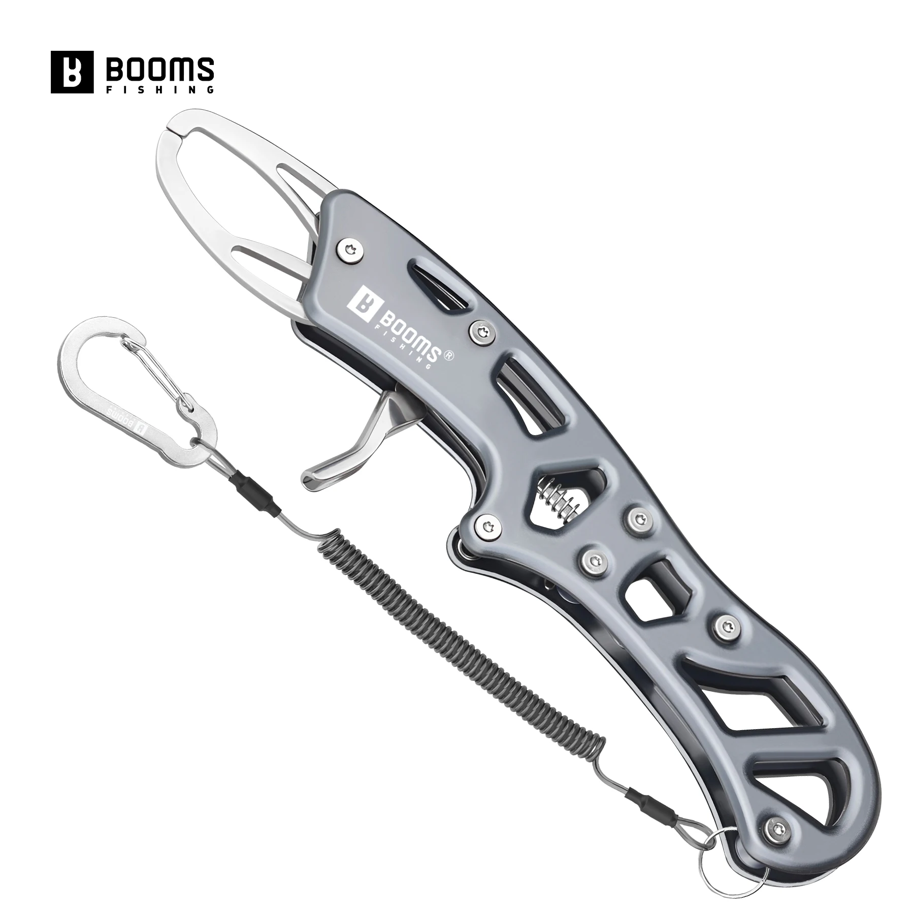 Booms Fishing G17 Pinza para peces aluminio – Agua salada con cuerda