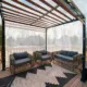 Goture Lona Transparente Impermeable Gruesa para Exteriores y Jardín - imagen 4