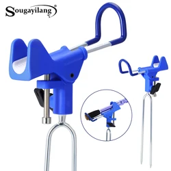 Soporte portátil Sougayilang 360° para caña – Varilla antideslizante con pico reforzado