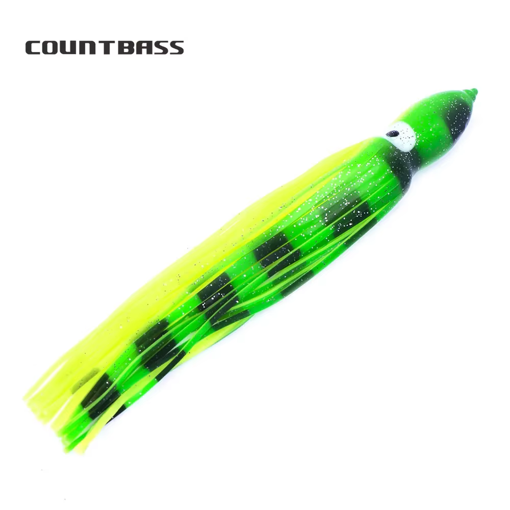 Faldas Hoochie Countbass – Señuelos para curricán 2 uds - imagen 3