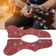 Protector antiarañazos de guitarra autoadhesivo de PVC rojo/marrón - imagen 3