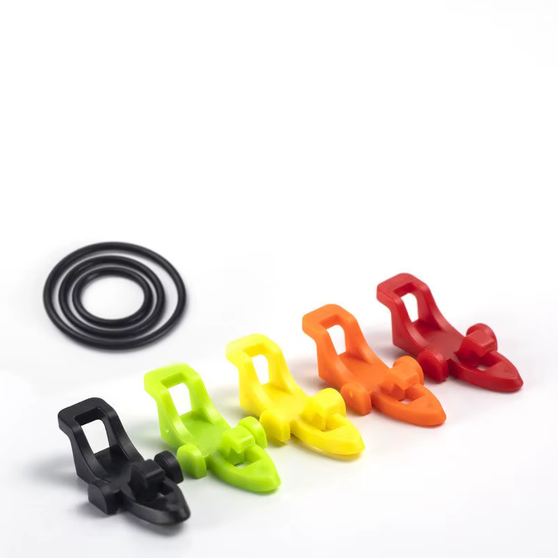Soporte de cebo con anillos de goma para caña, juego de anzuelos - imagen 4