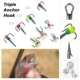 FREE FISHER Jig Head para pesca en hielo con vinilo nadador luminoso - imagen 4