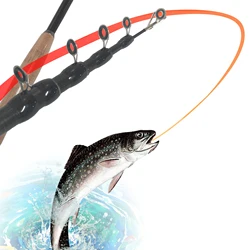 Caña Telescópica de Carbono MBLN para Pesca de Lubina y Lucio