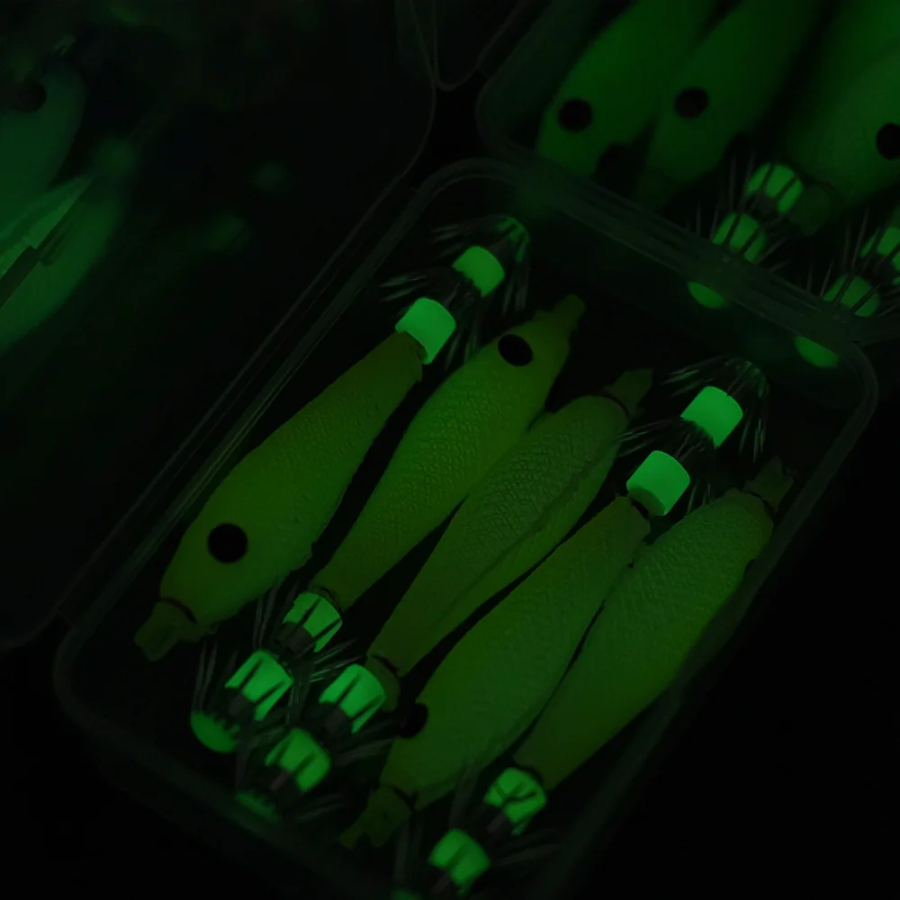 Montaje con accesorios y anzuelos luminosos