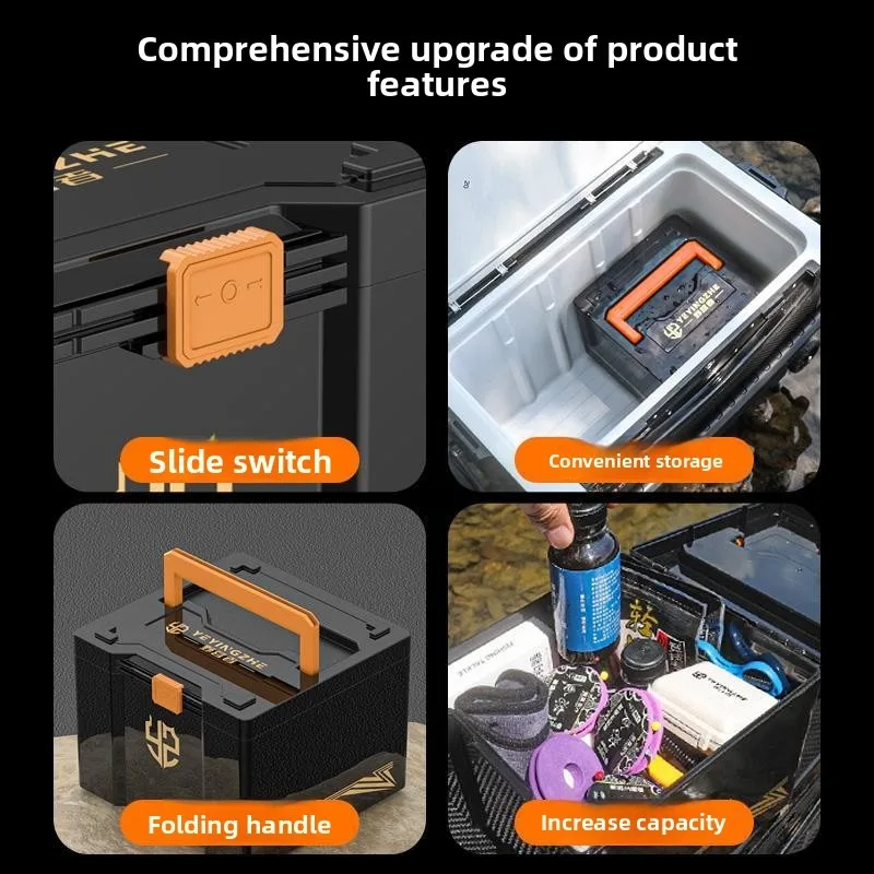 Caja de pesca con compartimento integrado para señuelos y accesorios - imagen 5