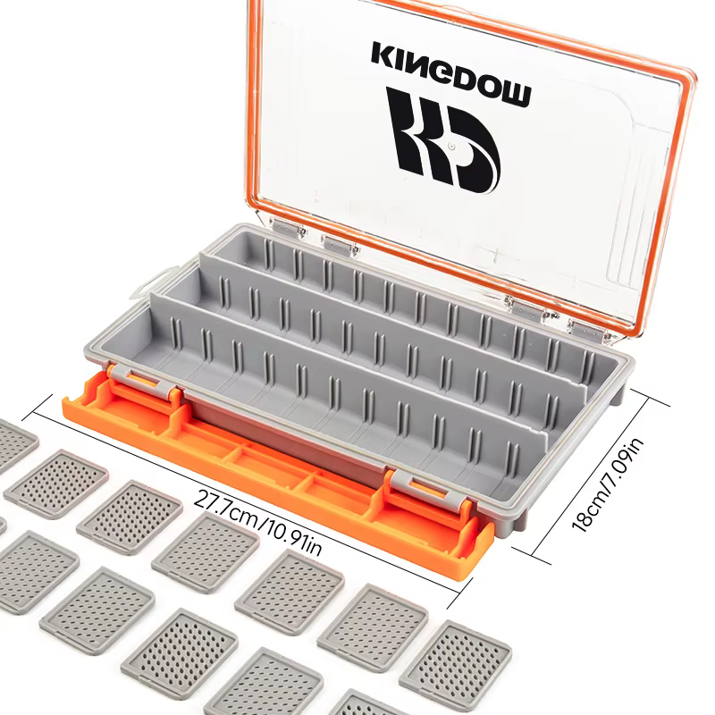 Caja de pesca Kingdom con divisores extraíbles – Organizador portátil - imagen 4