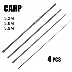 Caña spinning viaje surfcasting carpa carbono larga distancia