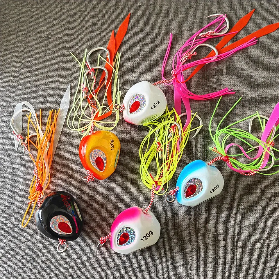 Jig metálico profesional de pesca para besugo, pargo y grouper en mar - imagen 4